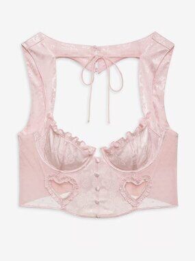 For Love and Lemons Ailani Bustier | Light Pink | S | NWT